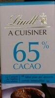 Lindt à cuisiner 65% Cacao
