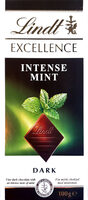 Lindt Excellence Mint Intense Dark Chocolate Block 100g