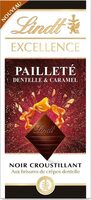 Chocolat Noir Pailleté Dentelle Caramel