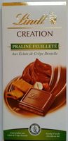 Création - Praliné Feuilleté aux éclats de crêpe dentelle