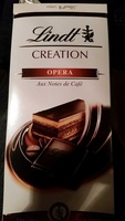 Lindt CREATION OPERA Aux Notes de Café