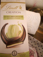 Creation macaron pistache
