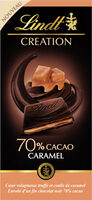 Chocolat noir 70% Caramel