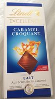 Chocolat Excellence, caramel croquant lait
