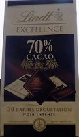 30 carrés dégustation - Noir intense
