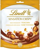 Chocolate con leche y maíz tostado