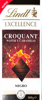 Lindt Excellence Negro Croquant Wafer y Caramelo