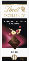 Lindt Excellence Cranberry 100g