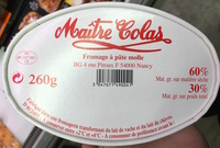 Fromage à pâte molle (30% MG)