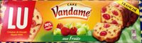 Cake Vandame aux fruits, tranché