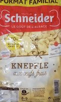 Knepfle aux oeufs frais