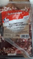 Allumettes de lardons fumées
