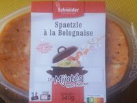 Spaetzele à la bolognaise
