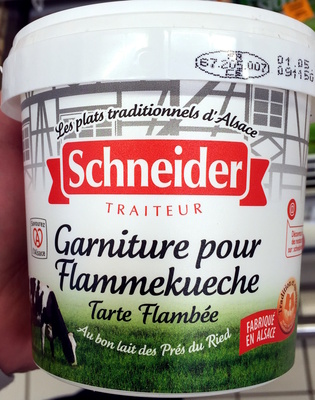 Garniture pour Flammekueche