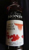 Sirop saveur Fraise bonbon