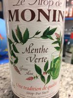 Monin sirop menthe verte