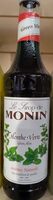 Sirop menthe verte