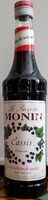 Sirop Cassis Monin 70 cl, 1 Bouteille