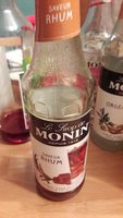 Saveurs Monin sirop rhum