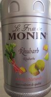 Le fruit de Monin Rhubarbe