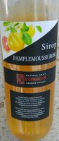 Sirop de pamplemousse rose