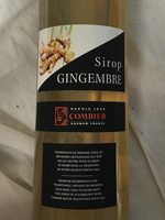 Sirop gingembre