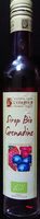 Sirop bio grenadine