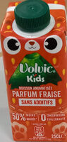 Volvic kids aromatisée parfum fraise 🍓