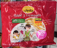 Râpé 3 Fromages (Emmental, Mimolette, Chèvre)