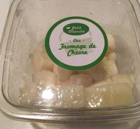 Dès de fromage de chèvre