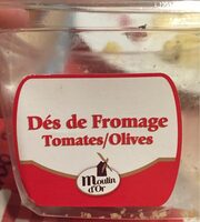 Dés de fromage thomates/olives