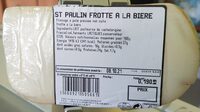 St Paulin frotte a la bière