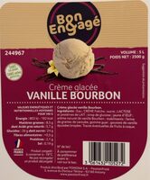 Creme glacée Vanille Bourbon