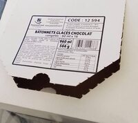 Bátonnets Glacés Chocolat