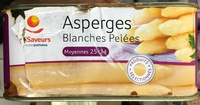 Asperges blanches pelées moyennes