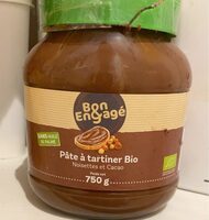 Pâte à tartiner noisette cacao