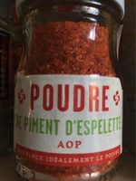 Poudre de piment d’espelette