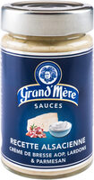 Sauce Recette Alsacienne- crème de bresse AOP, lardon & parmesan