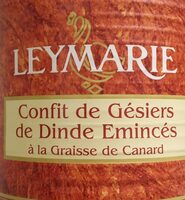 Confit de gésiers de dinde émincés