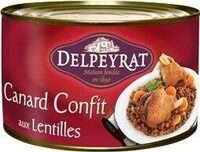 Delpeyrat manchons de canard confits lentilles