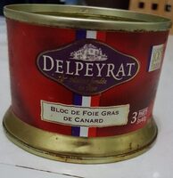Bloc de foie gras de canard