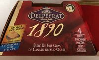 Bloc de foie gras de canard du sud-ouest