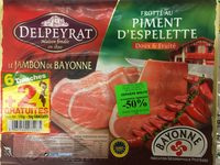 Jambon de Bayonne Frotté au Piment d'Espelette