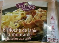 Effiloché de lapin à la moutarde