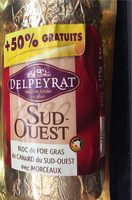Bloc de Foie gras de canard du sud ouest avec morceaux