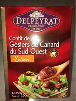 Confit de Gésiers de Canard du Sud-Ouest Entiers