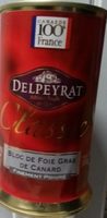 Bloc de foie gras de canard finement poivre