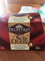 Bloc de foie gras de canard du sud-ouest avec morceaux