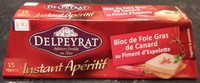 Bloc de Foie Gras de Canard au Piment d'Espelette