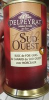 Bloc de foie gras du Sud-Ouest avec morceaux